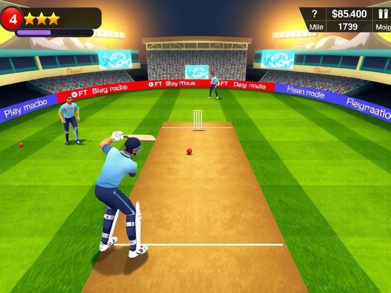 Desi Cricket Sensation gameplay screenshot